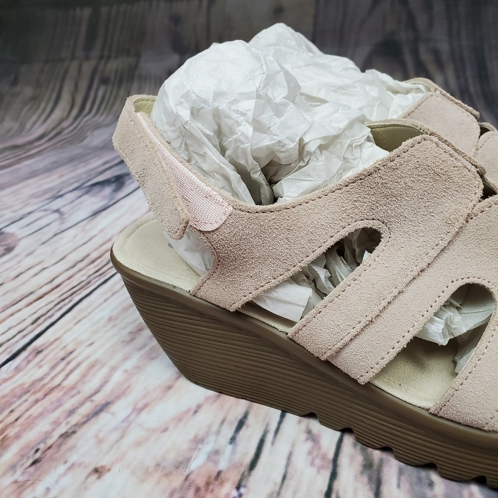 Skeckers Cali Parallel Memory Foam Wedge Sandals - image 5